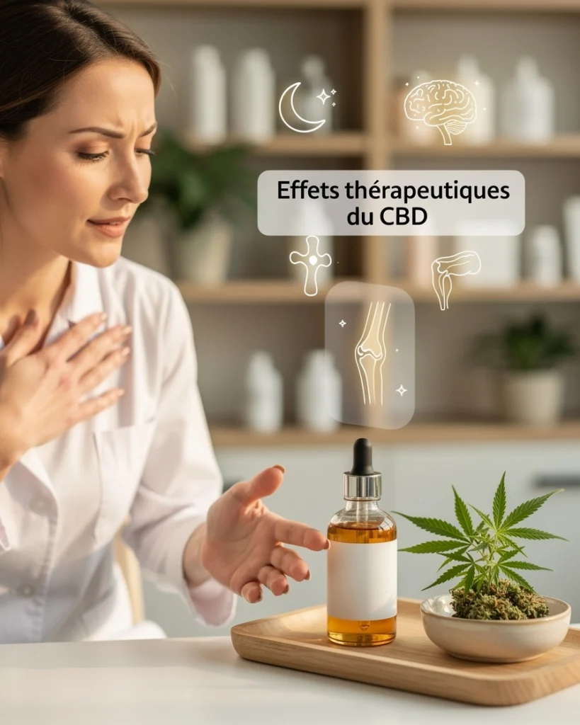 effets thérapeutiques du CBD